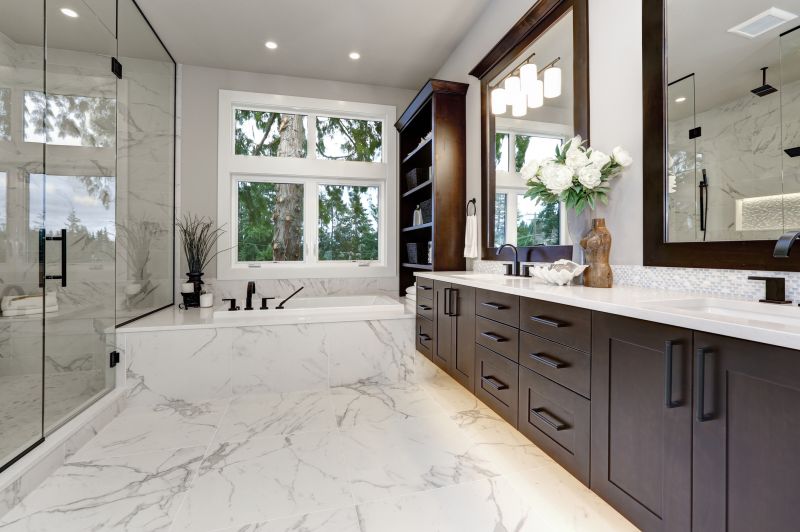 Modern Bathroom with Floating Vanity