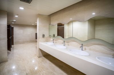 Contemporary Bathroom with Modern Fixtures